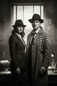 AI-thema Film Noir Detective