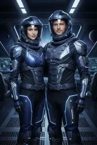 AI-thema Sci-Fi Galaxy